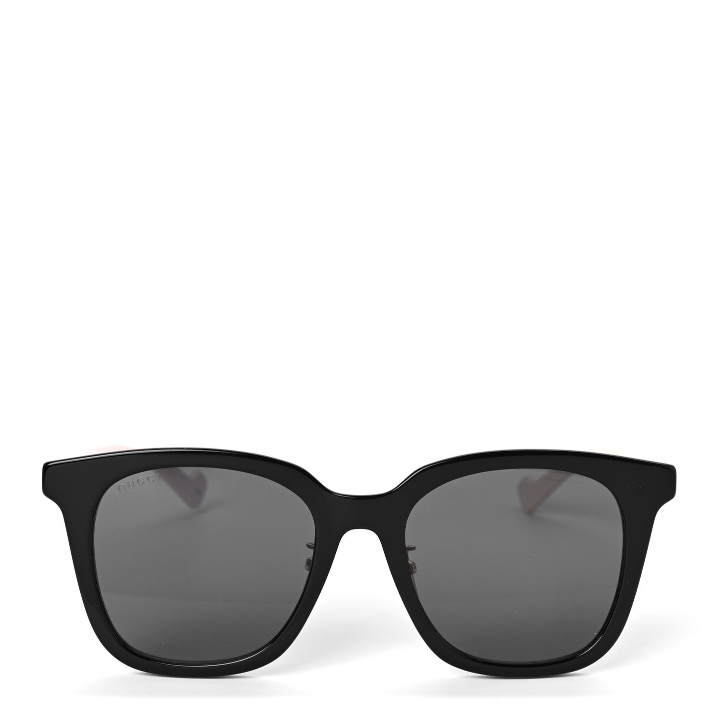 Acetate Square Frame Sunglasses GG1000SK Black White
