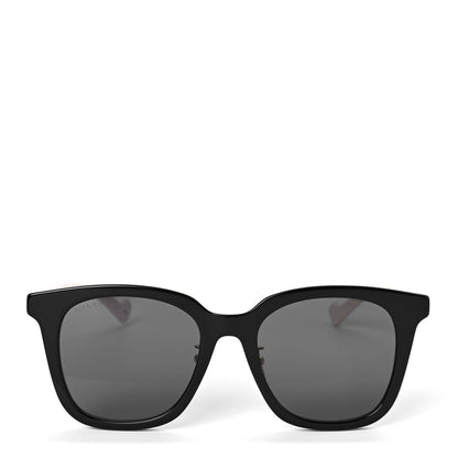 Gucci Acetate Square Frame Sunglasses GG1000SK Black White 2 of 7