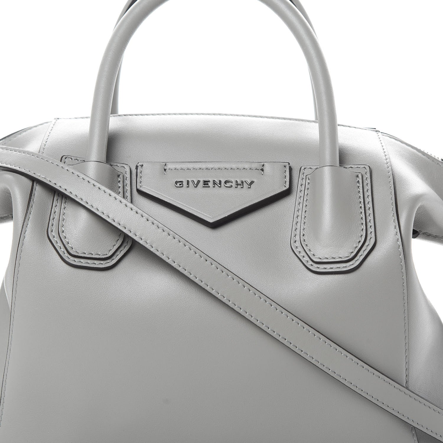 Givenchy Calfskin Small Soft Antigona Pearl Grey 7 of 10