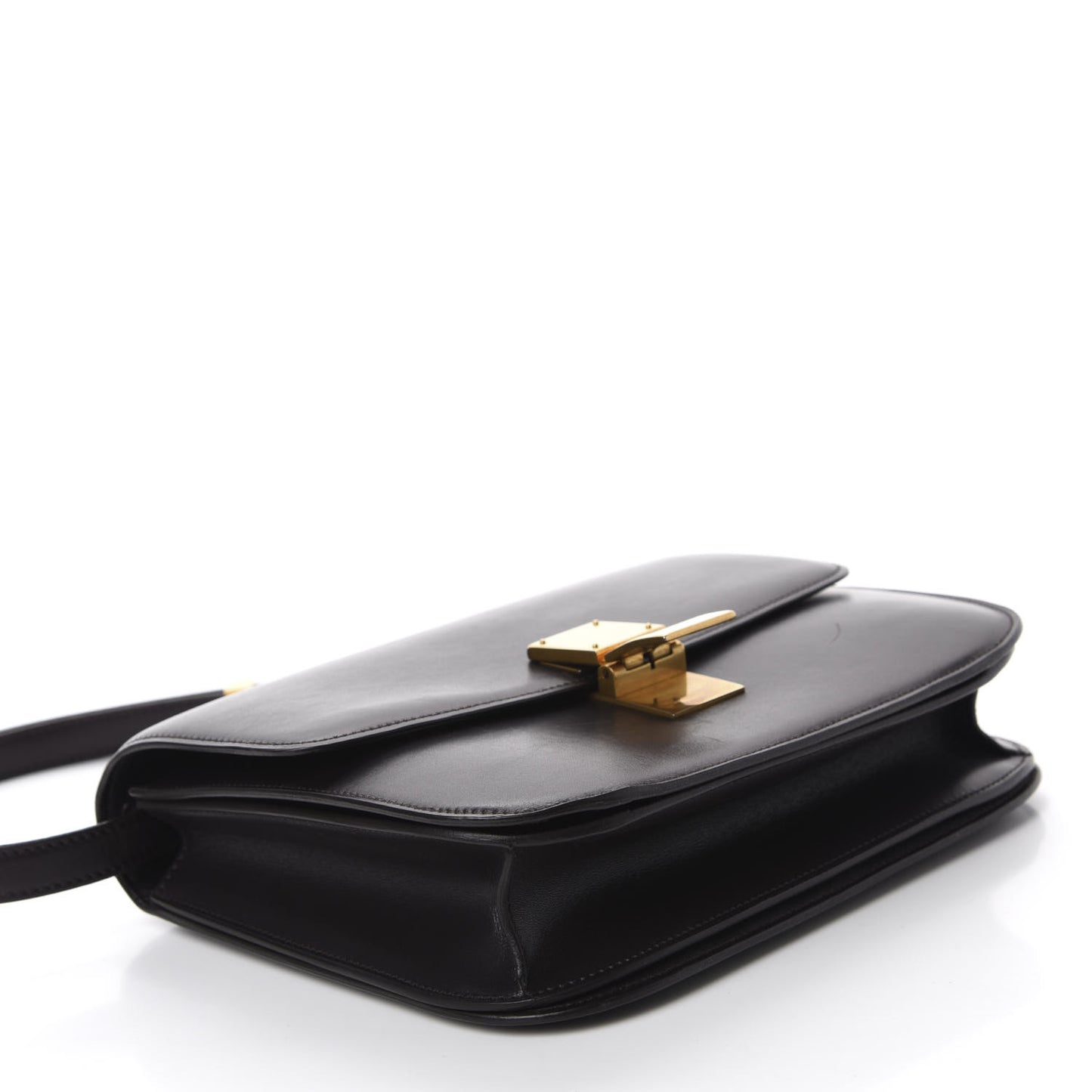 Box Calfskin Medium Classic Box Flap Bag Espresso