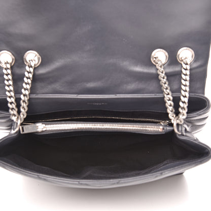 Saint Laurent Calfskin Y Quilted Monogram Medium Loulou Chain Satchel Asphalt 4 of 10