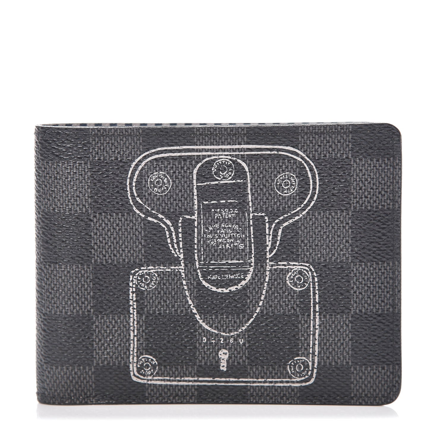Damier Graphite Trunks and Locks Multiple Wallet
