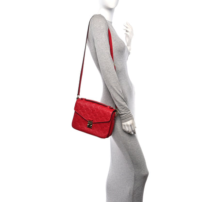 Louis Vuitton Empreinte Pochette Metis Cherry 2 of 15