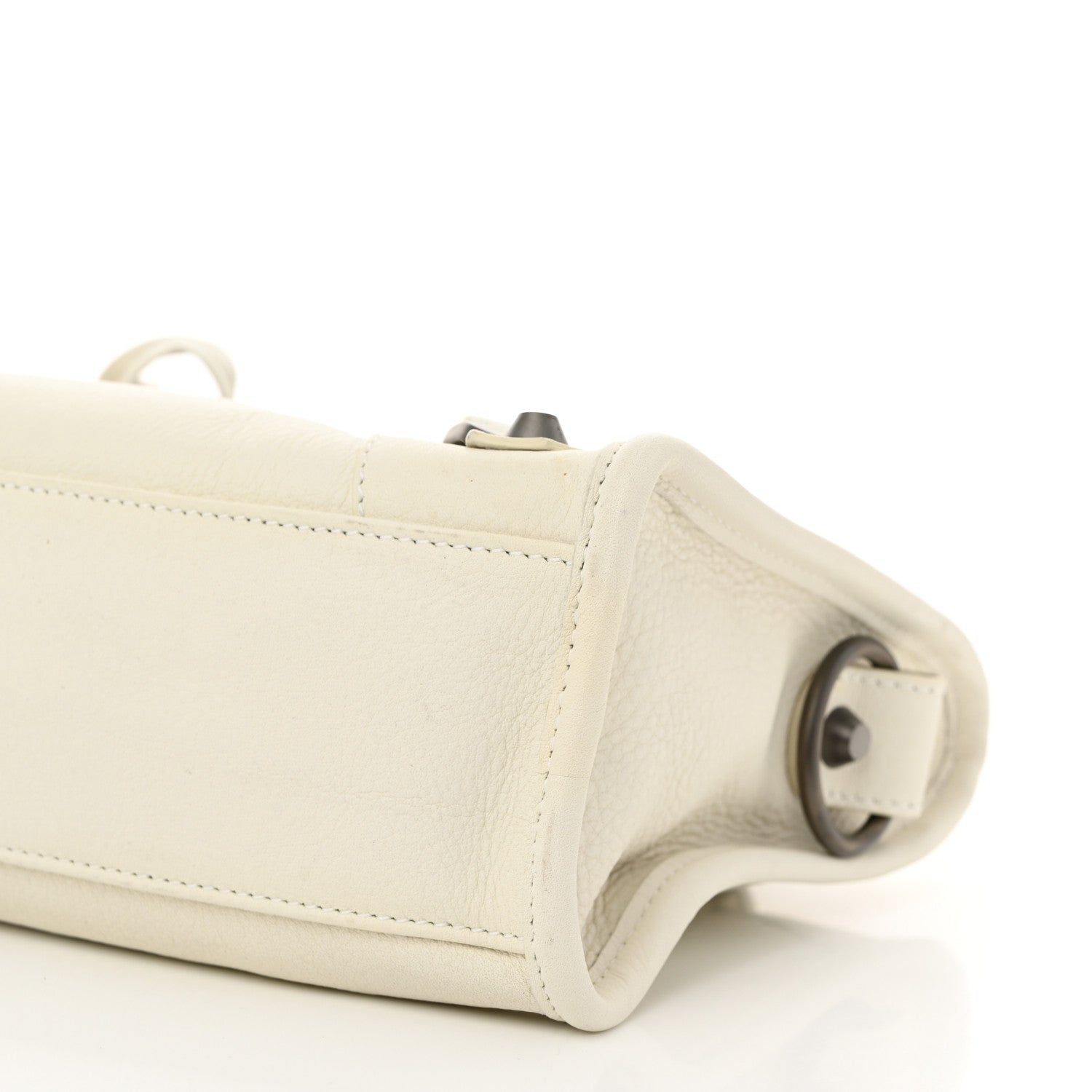 Balenciaga Agneau Classic Hardware Mini City White 11 of 11