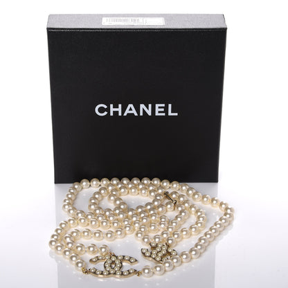 Chanel Pearl CC Double Strand Belt Gold 7 of 7