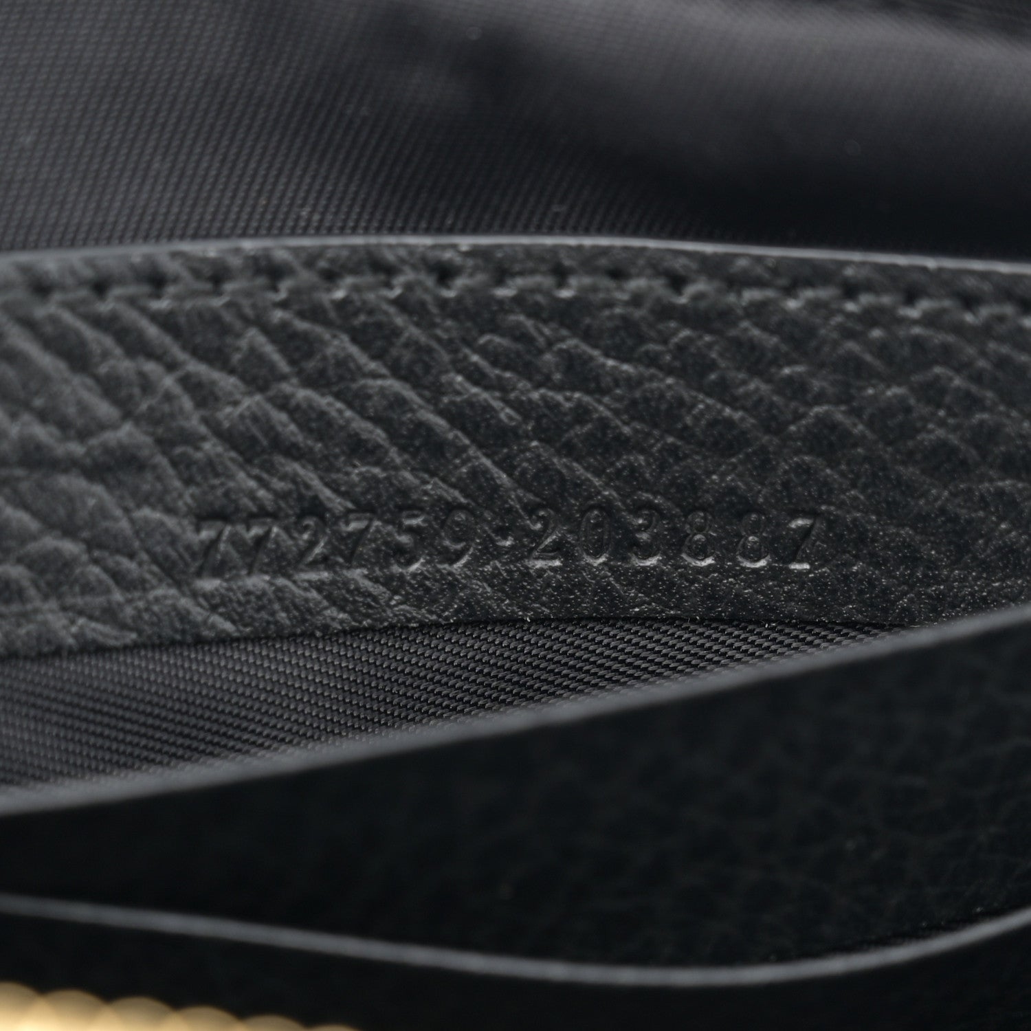 Gucci Dollar Calfskin Super Mini GG Marmont Chain Shoulder Bag Black 7 of 11