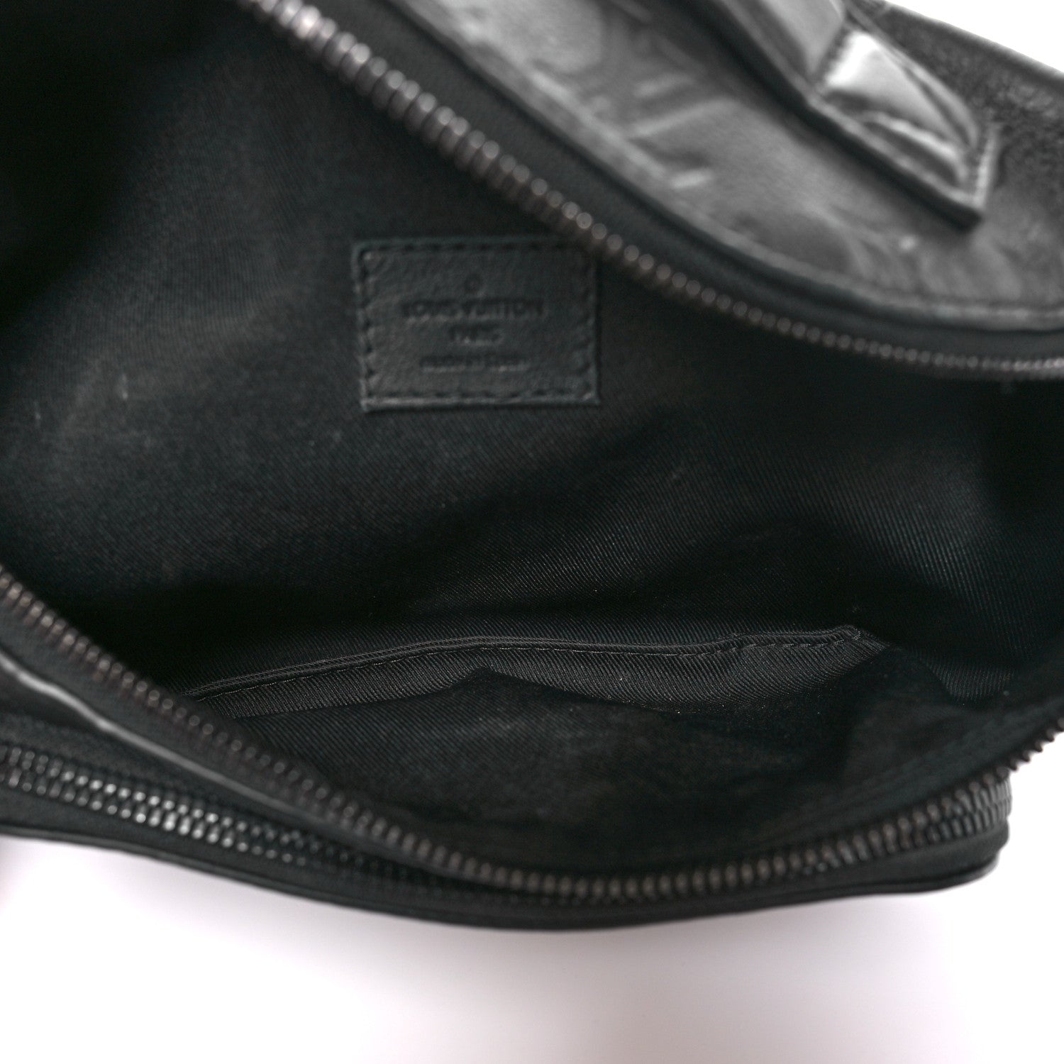 Louis Vuitton Calfskin Monogram Shadow Rush BumBag Black 5 of 9