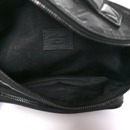 Louis Vuitton Calfskin Monogram Shadow Rush BumBag Black 5 of 9