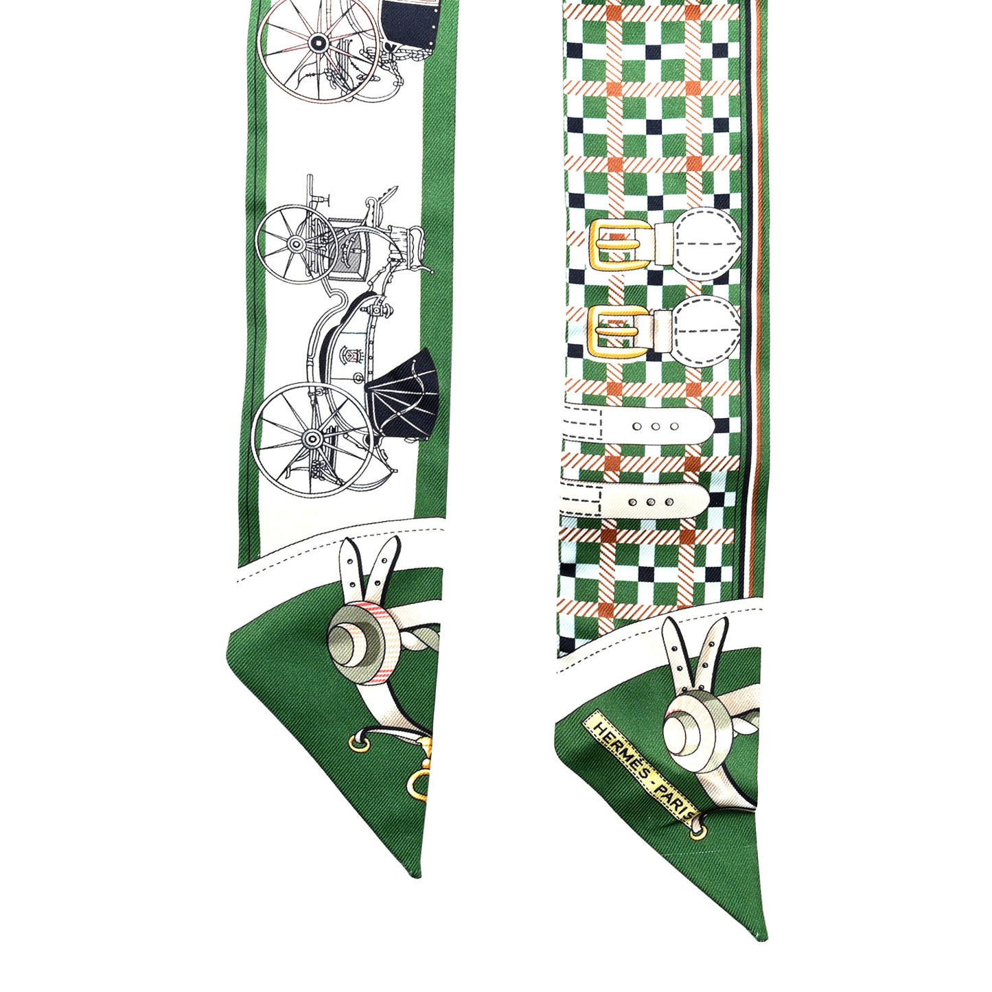 Silk Les Voitures Nouvelle Twilly Emeraude Creme Ciel