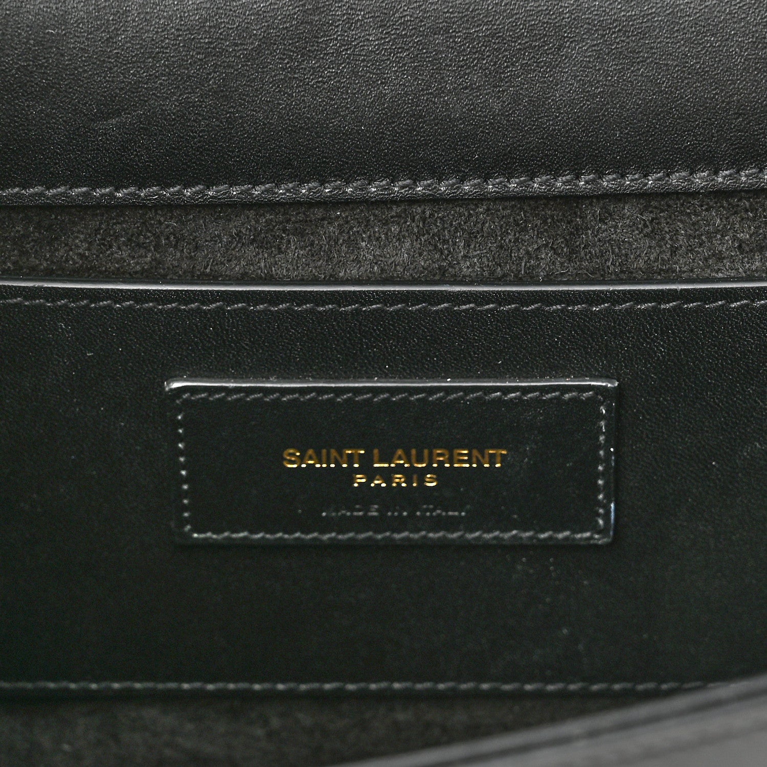 Saint Laurent Smooth Calfskin Medium Classic Monogram Kate Tassel Satchel Black 7 of 11