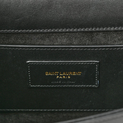 Saint Laurent Smooth Calfskin Medium Classic Monogram Kate Tassel Satchel Black 7 of 11