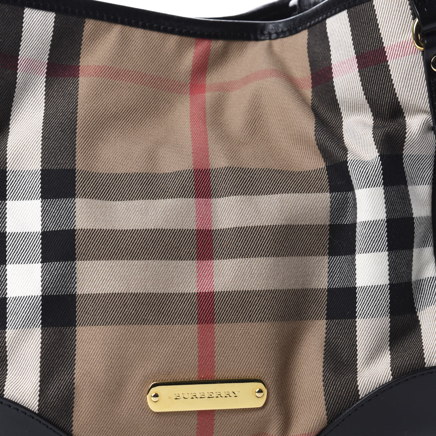 Burberry House Check Small Canterbury Tote Black 14 of 14