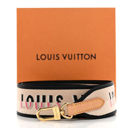 Louis Vuitton Jacquard Speedy Bandouliere 20 Shoulder Strap Black 3 of 3