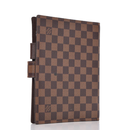 Louis Vuitton Damier Ebene Large Ring Agenda Cover 3 of 10