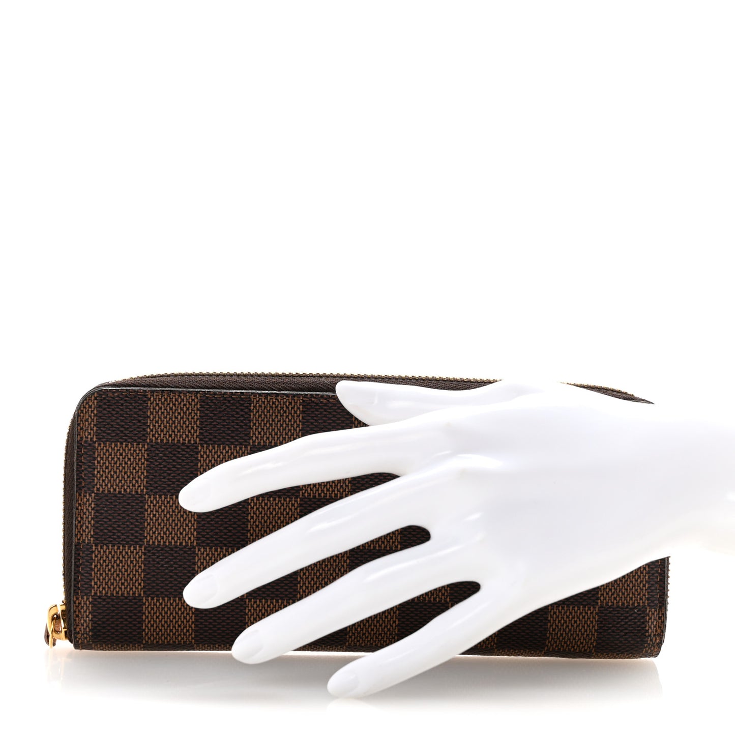Damier Ebene Clemence Wallet Rose Ballerine