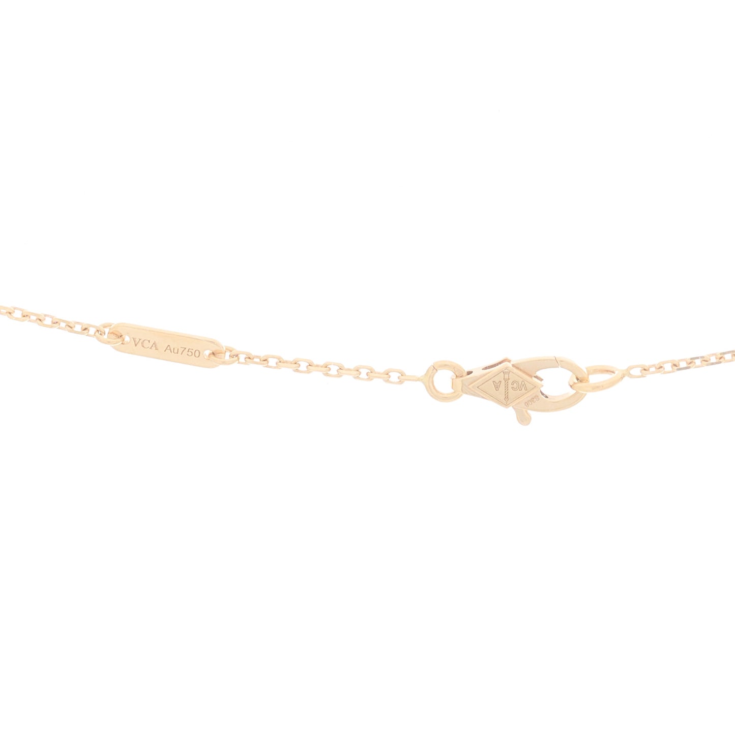 18K Rose Gold Sweet Alhambra Pendant Necklace