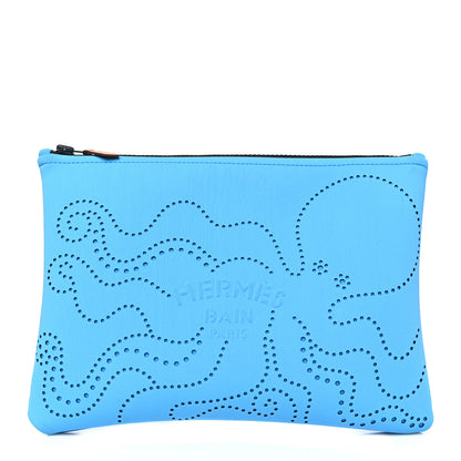 Hermes Neoprene Medium Neobain Poulpe Fiction Case Bleuet 1 of 10