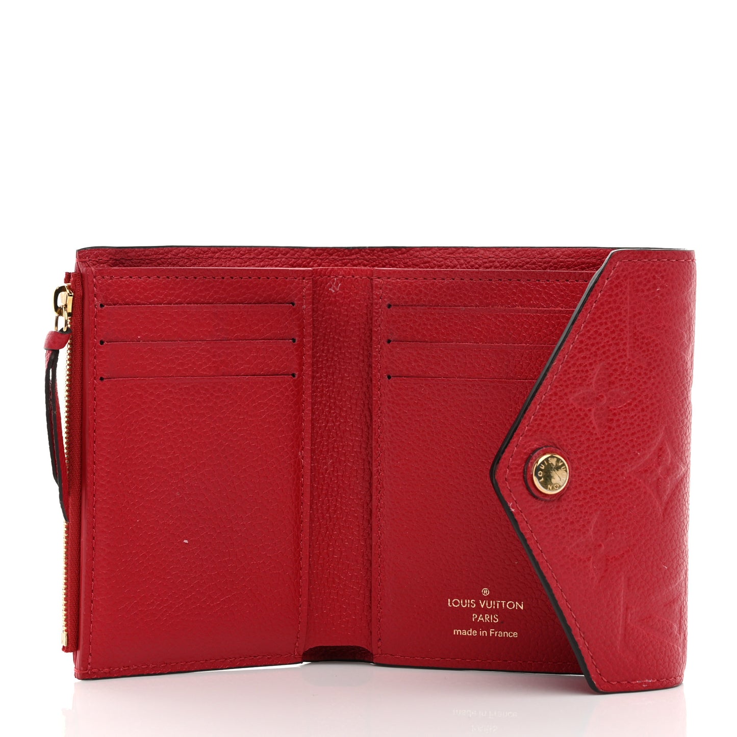 Empreinte Victorine Wallet Scarlet
