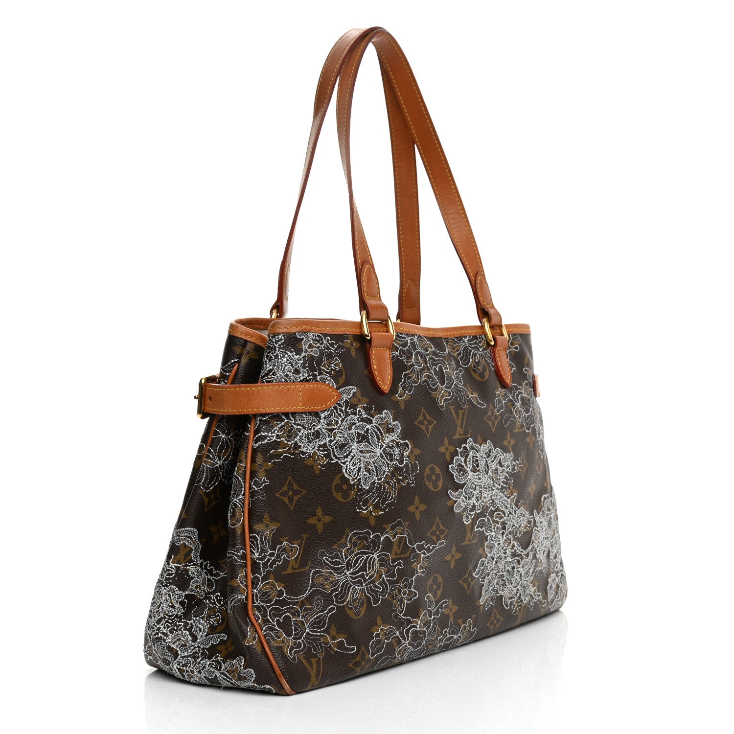 Louis Vuitton Monogram Dentelle Batignolles Horizontal Silver 3 of 11