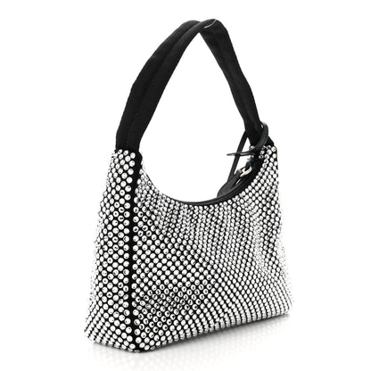 Prada Satin Crystal Mini Re-Edition 2000 Bag Cristal 3 of 9