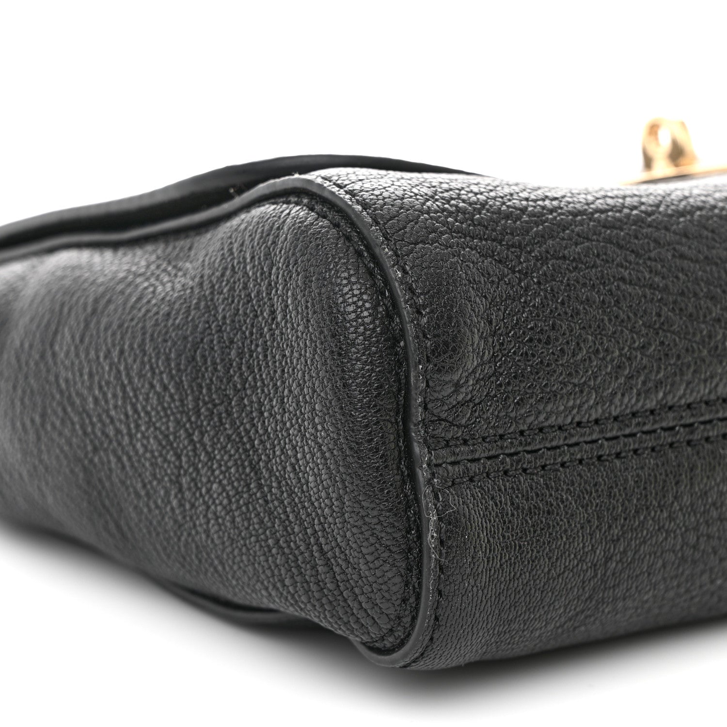 Mulberry Glossy Goatskin Small Lily Flap Black 9 of 10
