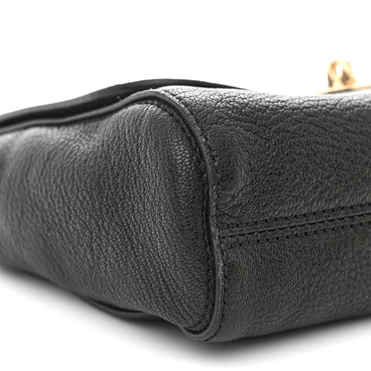 Mulberry Glossy Goatskin Small Lily Flap Black 9 of 10
