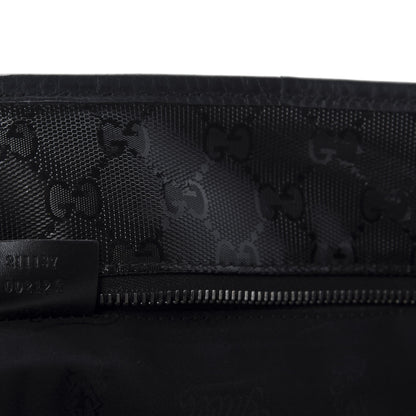 Gucci Imprime Monogram Medium Zippered Shopping Tote Black 9 of 10