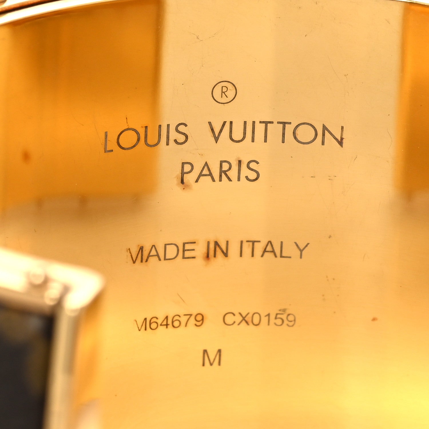 Louis Vuitton Monogram Wild LV Cuff Bracelet M 4 of 4