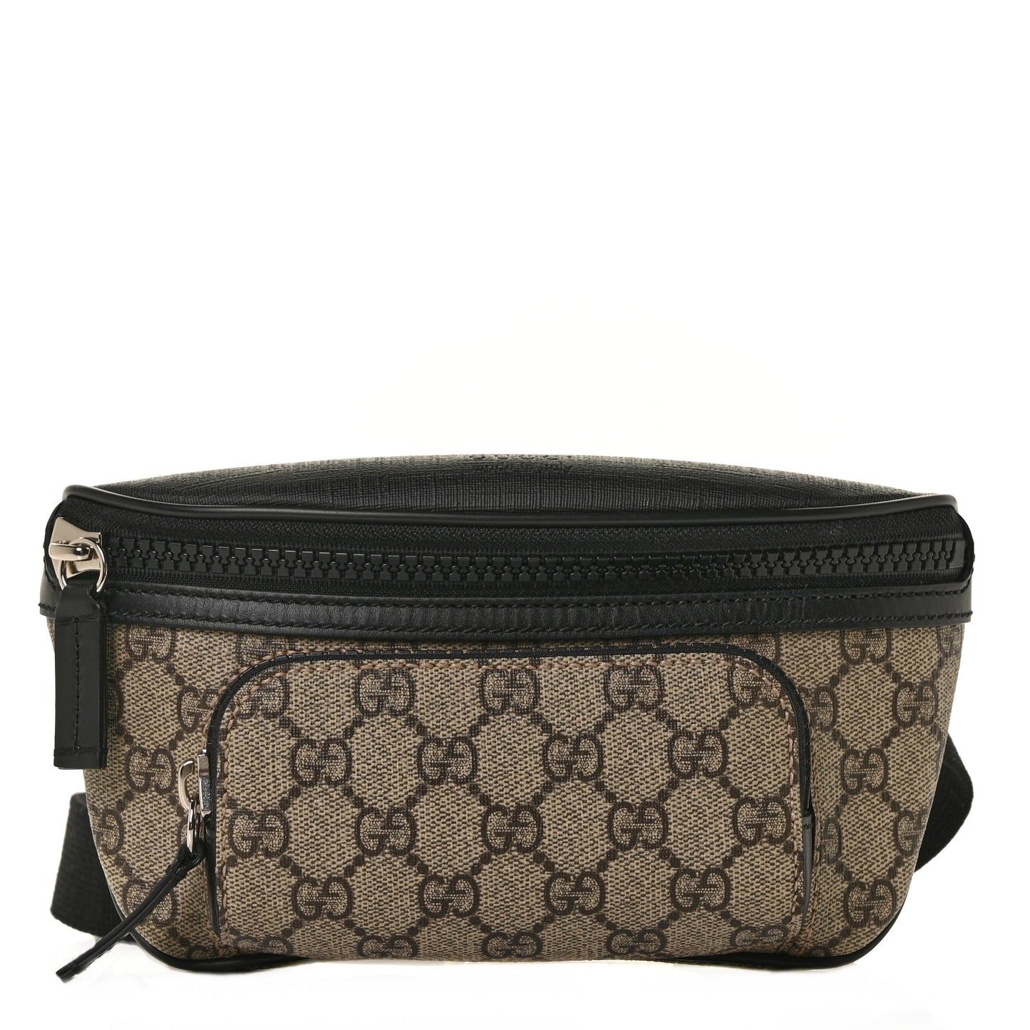 GG Supreme Monogram Belt Bag Black