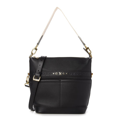 Louis Vuitton Calfskin Cruiser GM Black 1 of 8