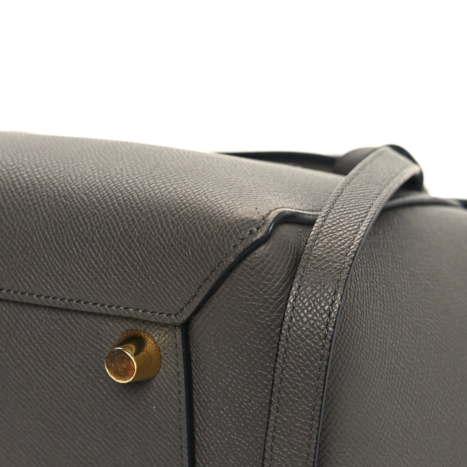 Celine Grained Calfskin Mini Belt Bag Grey 9 of 11