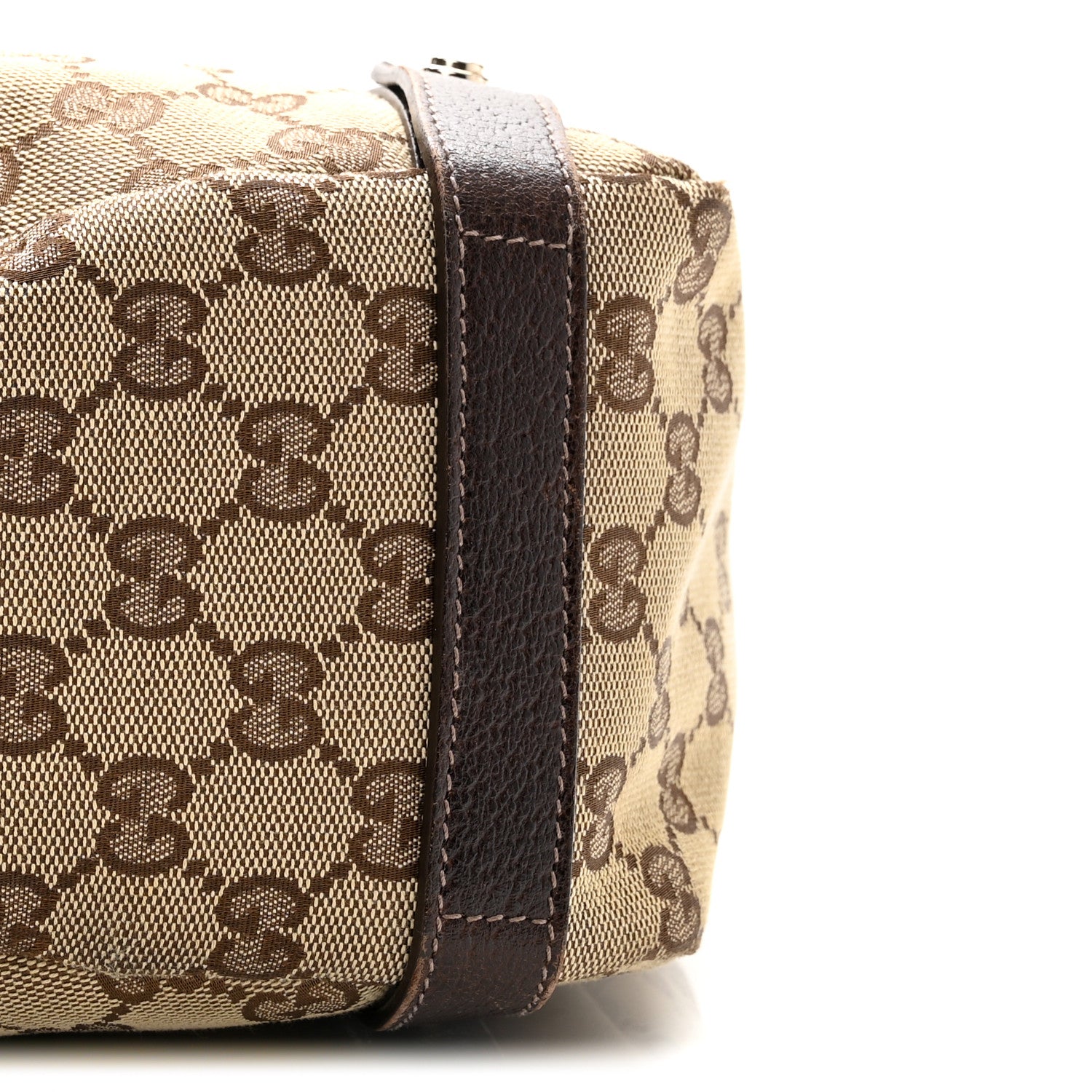 Gucci Monogram Medium Abbey Shoulder Bag Dark Brown 10 of 11