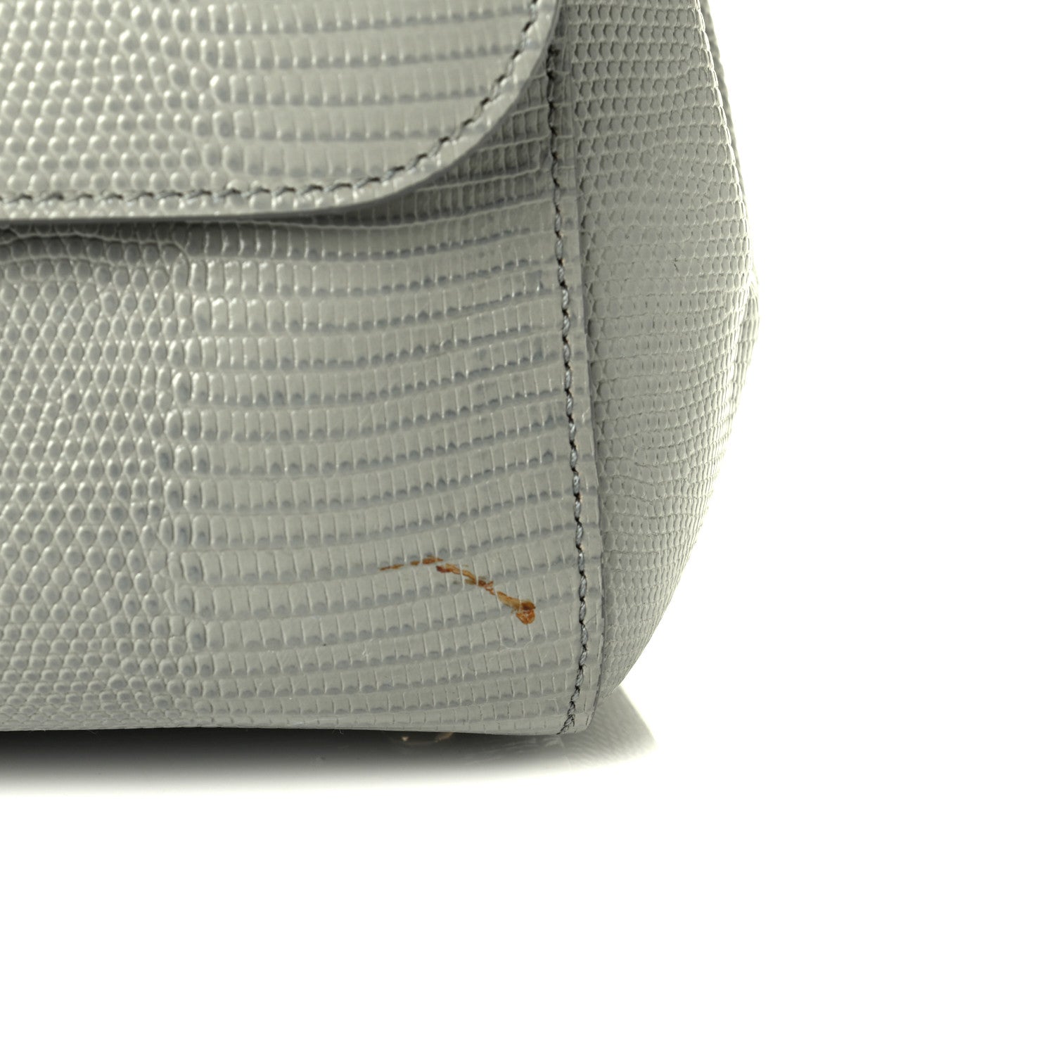 Dolce & Gabbana Stampa Iguana Crystal Medium Miss Sicily Satchel Grey 5 of 6