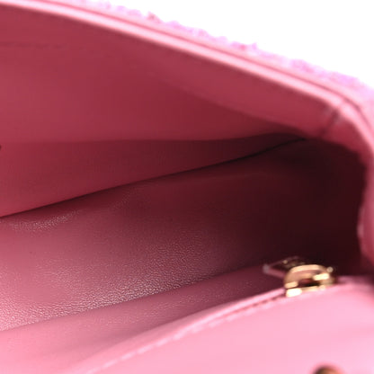 Chanel Sequin Small Single Flap Pink Dark Pink 5 of 11