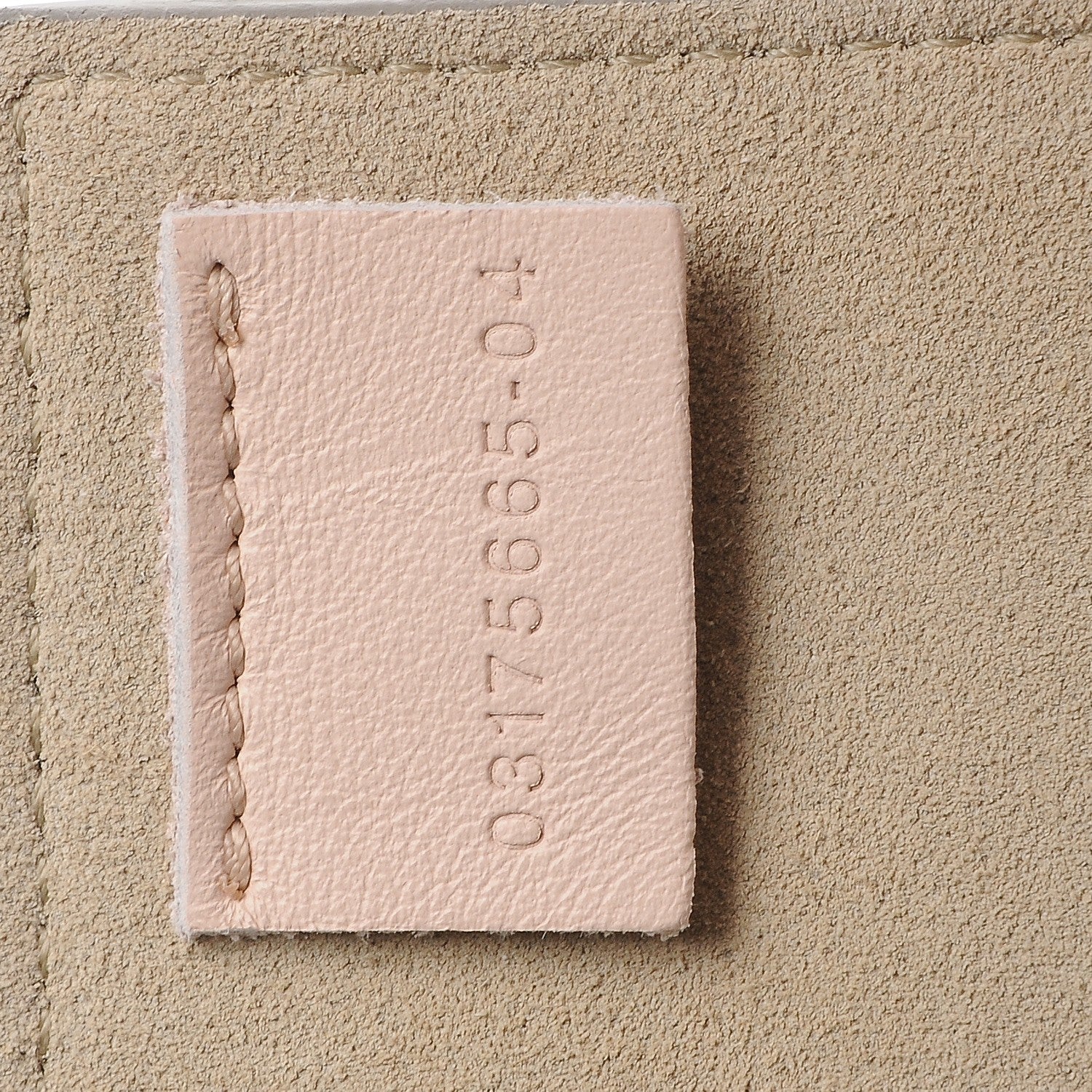 Chloe Calfskin Suede Medium Faye Shoulder Bag Cement Pink 7 of 10