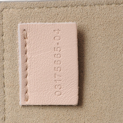 Chloe Calfskin Suede Medium Faye Shoulder Bag Cement Pink 7 of 10