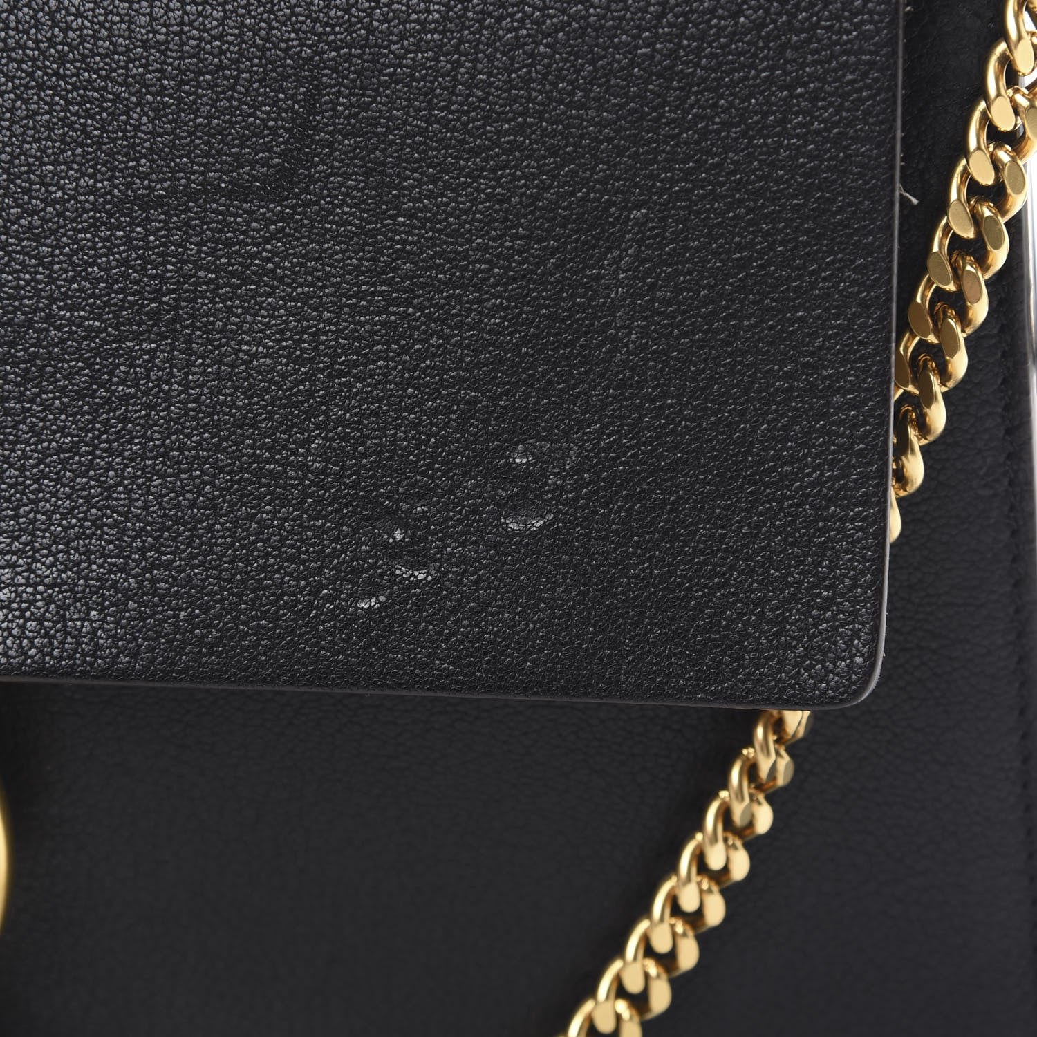Chloe Goatskin Medium Faye Shoulder Bag Black 10 of 15