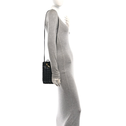 Bottega Veneta Nappa Intrecciato Andiamo Phone Pouch Black 2 of 10