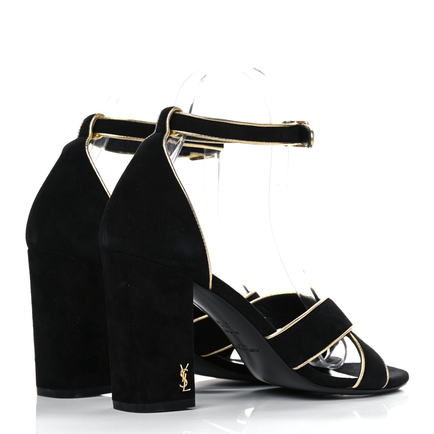 Suede Babies Sandals 37.5 Black