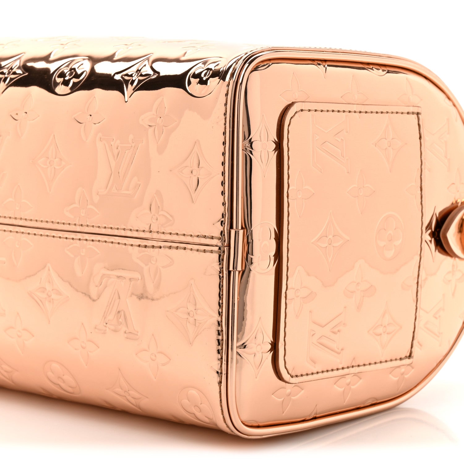 Louis Vuitton Monogram Miroir Speedy Bandouliere 25 Copper 8 of 9