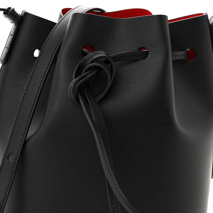 Mansur Gavriel Calfskin Mini Bucket Bag Black Flamma 8 of 10