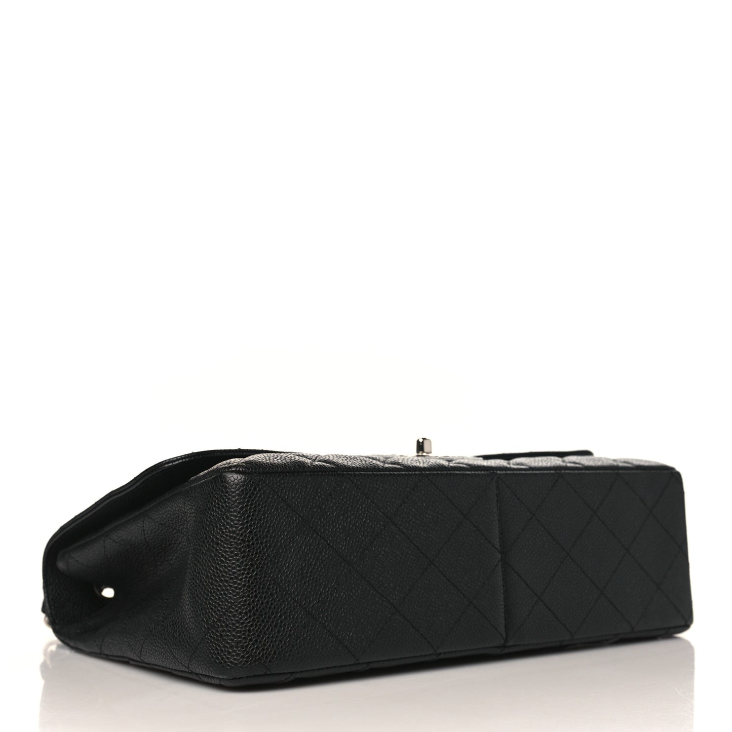 Caviar Quilted Jumbo Single Flap Black