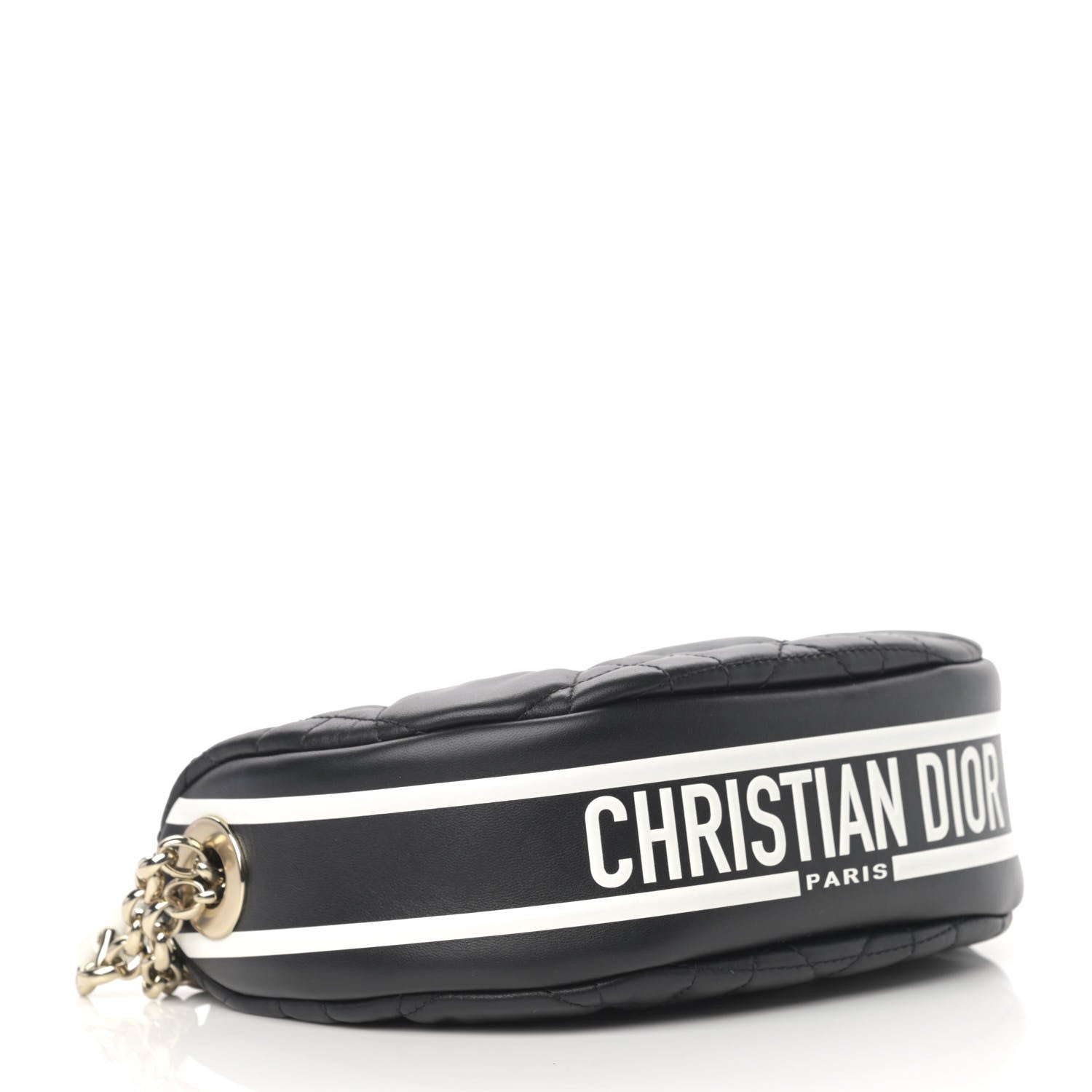 Christian Dior Lambskin Cannage Small Dior Vibe Hobo Bag Black 3 of 10