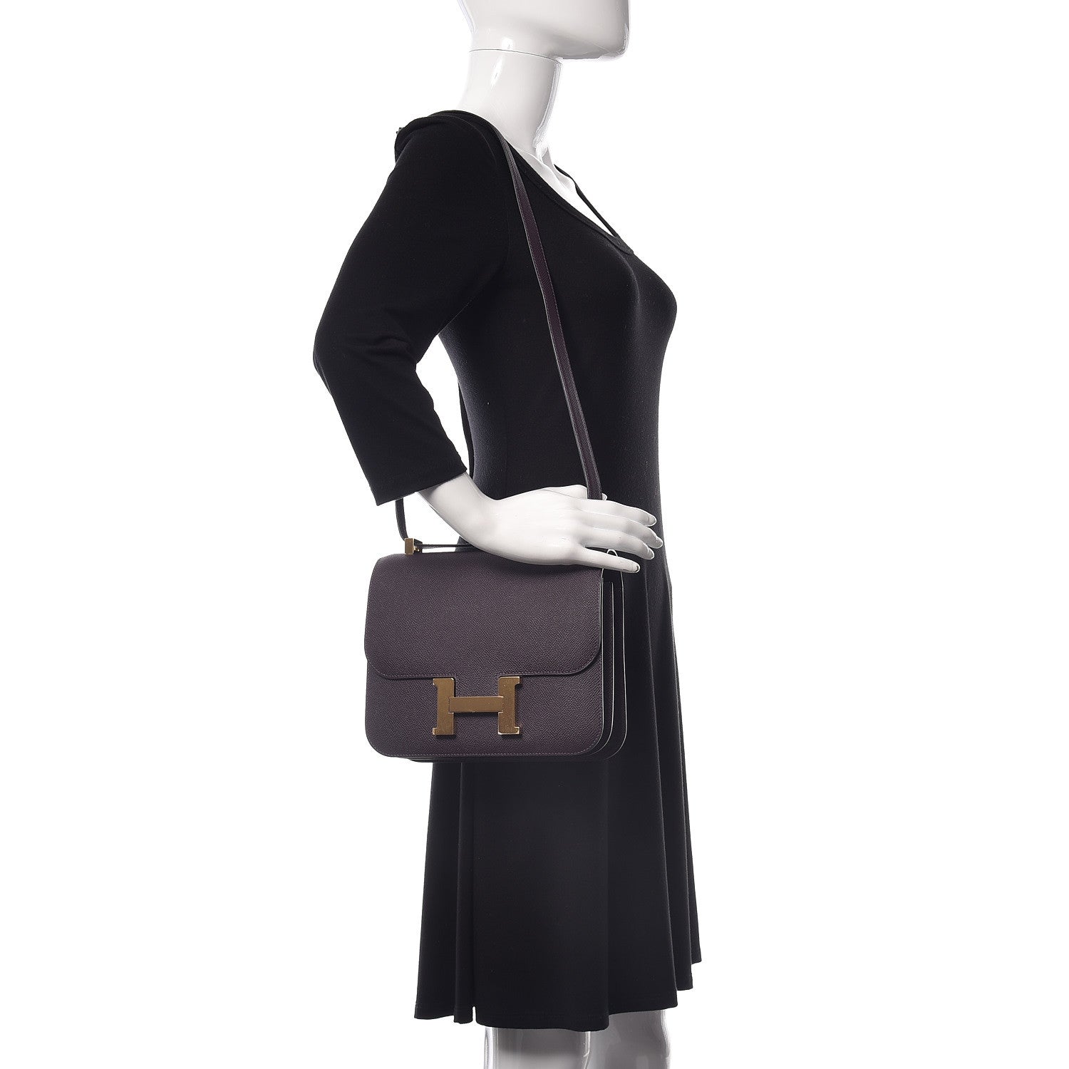 Hermes Epsom Constance 24 Raisin 2 of 23