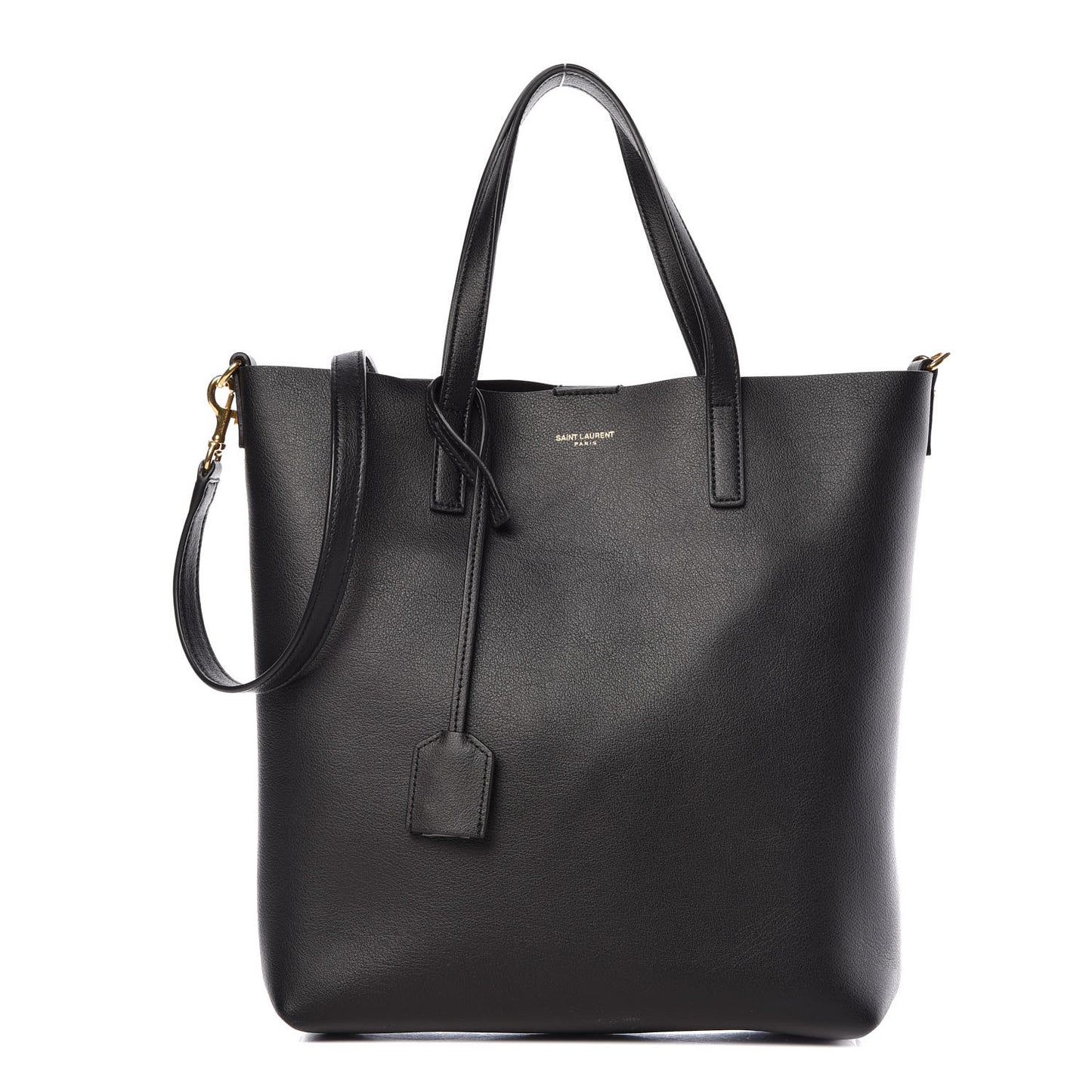 Calfskin Toy Shopping Tote Black