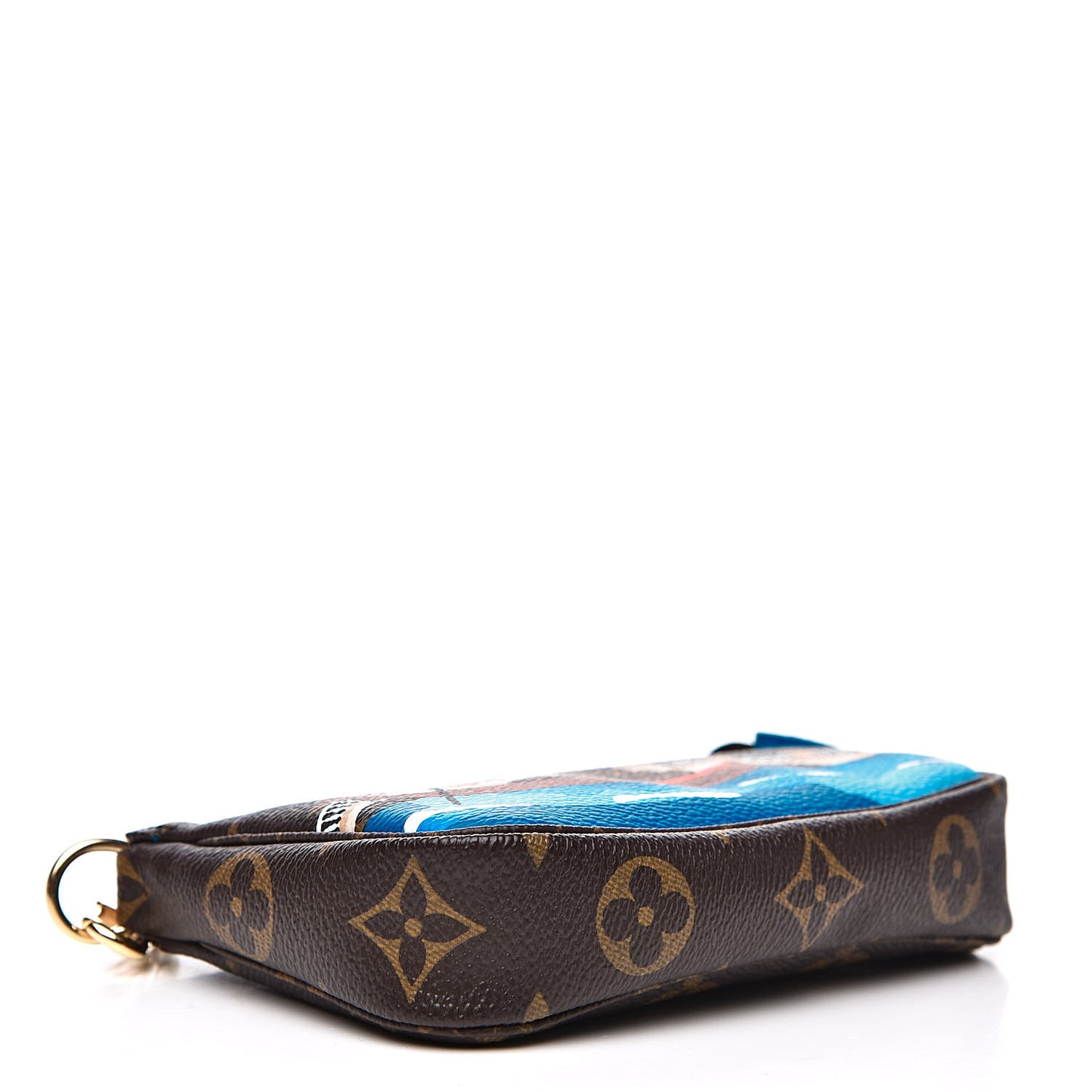 Monogram 2019 Christmas Animation Mini Venice Pochette Accessories Blue
