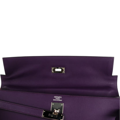 Hermes Swift Lakis Kelly 35 Ultraviolet 3 of 19
