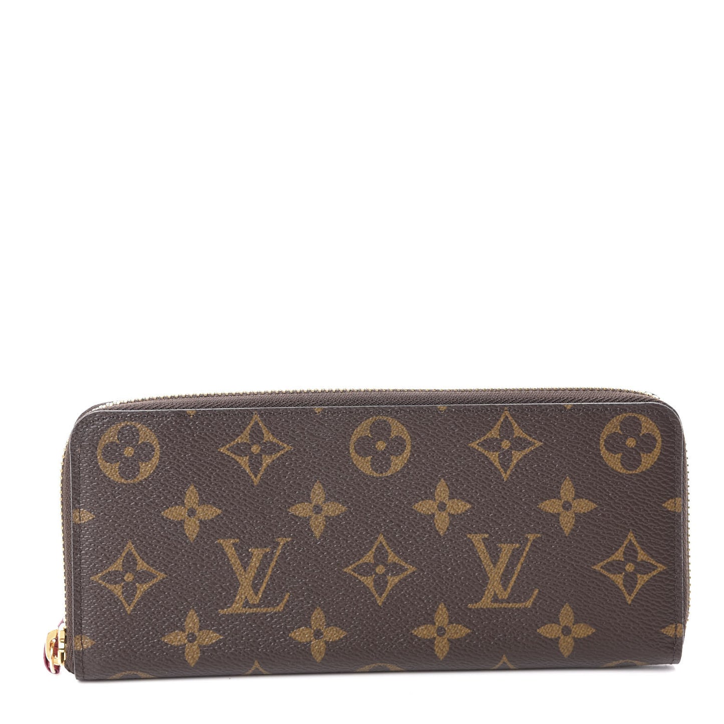 Monogram Clemence Wallet Fuchsia