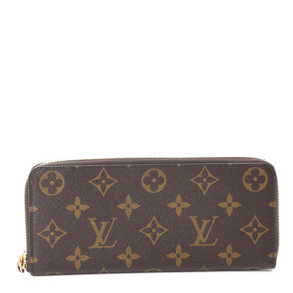 Louis Vuitton Monogram Clemence Wallet Fuchsia 1 of 6
