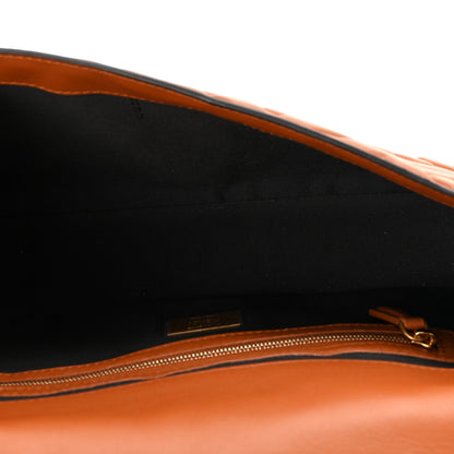 Fendi Nappa FF 1974 Embossed Baguette Brandy 5 of 9